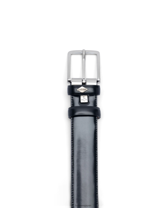 cinturones ポリッシュドバインダーカーフバックル 黒 アクセサリー Lottusse 男性 T4606T36