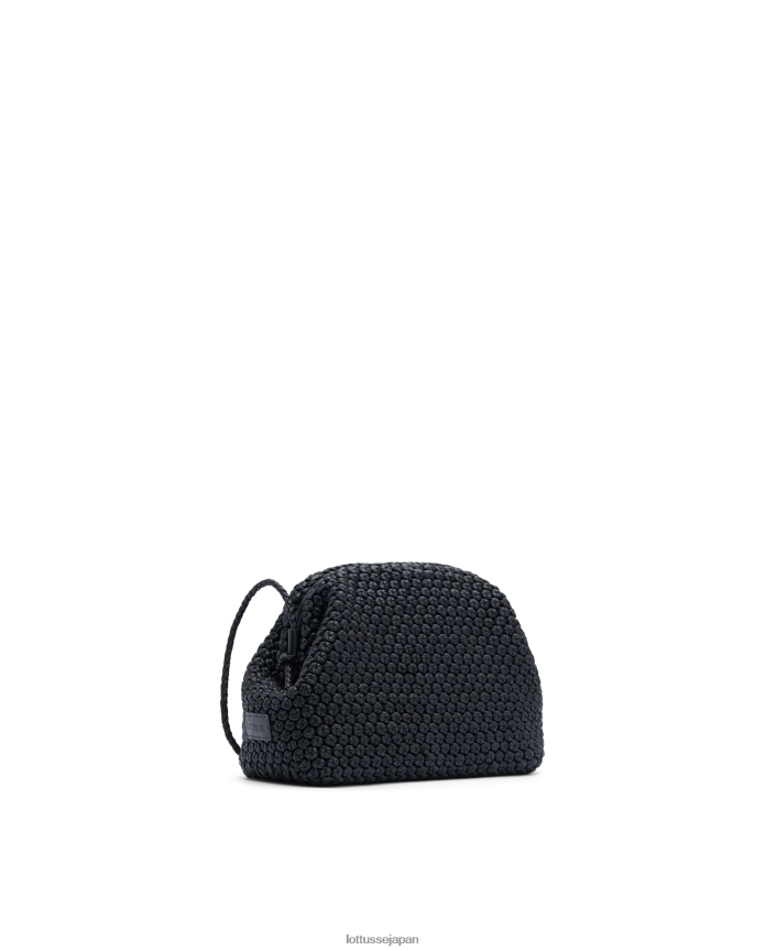 noodbag メリノラムソフ​​トクロスボディバッグ 黒 アクセサリー Lottusse 女性 T4606T347