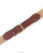 cinturones 弾性管状カーフ編み込み ベージュ アクセサリー Lottusse 男性 T4606T38 - Image 2