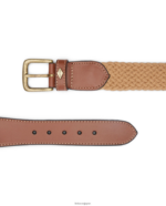 cinturones 弾性管状カーフ編み込み ベージュ アクセサリー Lottusse 男性 T4606T38 - Image 4